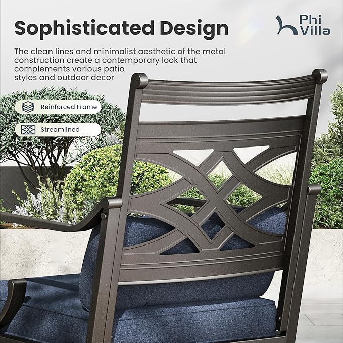 PHI VILLA 7 Pieces Outdoor Dining Set - Image 3