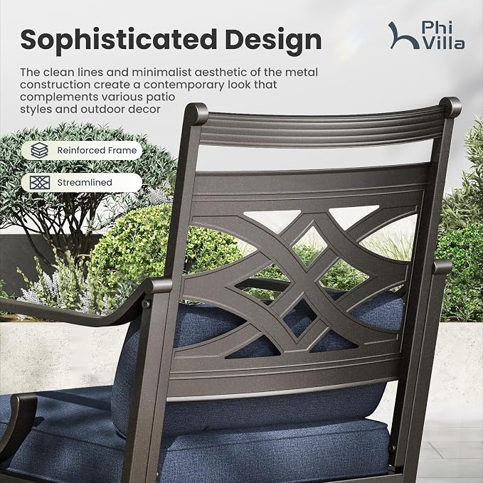 PHI VILLA 7 Pieces Outdoor Dining Set - Image 3