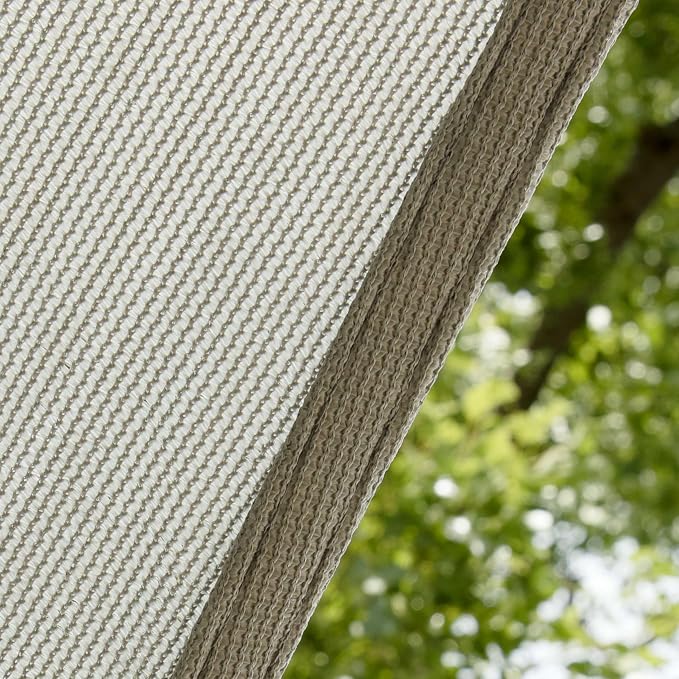 Amgo Custom Size 23' x 24' x 33.2' Grey Right Triangle Sun Shade Sail Order to - Image 8