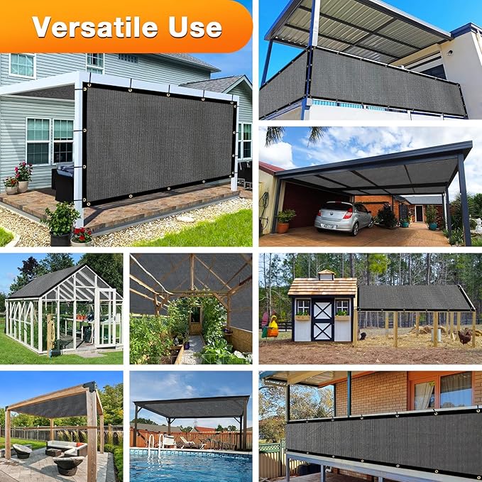 Artpuch Outdoor Pergola Shade Cover 14x16 FT Sun Shade Cloth - Image 6