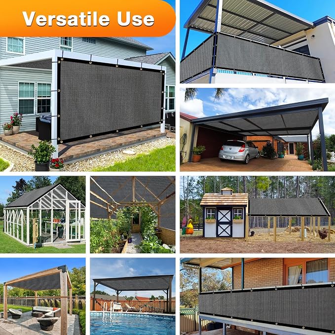 Artpuch Outdoor Pergola Shade Cover 7x15 FT Sun Shade Cloth - Image 6