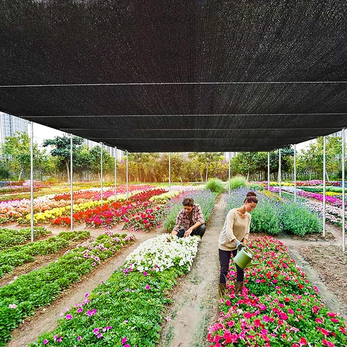 QLOFEI Shade Cloth for Garden, 90% Sunblock Neting Cover - Image 3