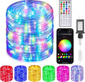132FT 400 LED Rope Lights Outdoor Waterproof with Remote & APP Control | 16 Million Colors Changing Fairy String Lights Plug in, Smart Music Sync Twinkle Lighting for Outside Indoor Christmas