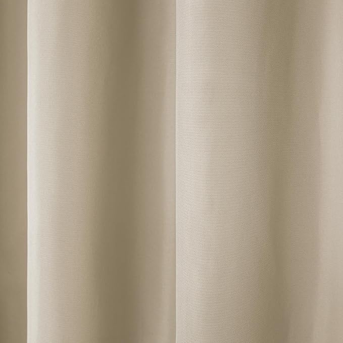 TOWN & COUNTRY BASICS Cabana Solid Heavyweight Indoor Outdoor Curtains - Image 4