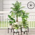 5 Pack Metal Potted Plant Stand Small Short Flower Pot Holder by Unknown