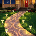 Benany Solar Lights Outdoor, 8 Pack Mushroom Lights Outside Waterproof, Solar Powered LED Lighting for Garden, Yard, Landscape, Path, Pathway, Lawn, Walkway, Driveway, Backyard Decor (Warm White)