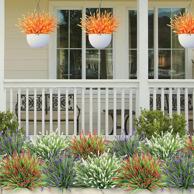 HyeFlora Artificial Fake Flowers Outdoor Plants - Image 8