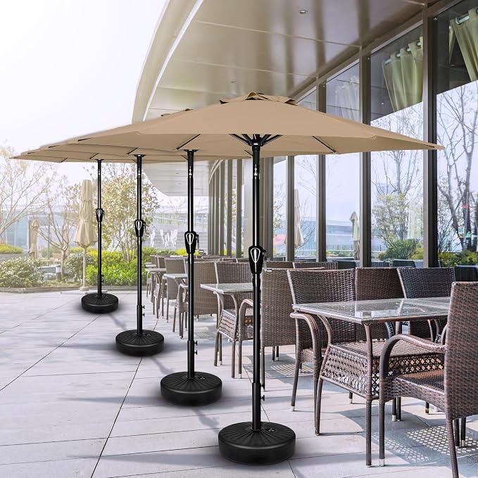 Simple Deluxe 9' Patio Umbrella Outdoor Table Market Yard Umbrella - Image 5