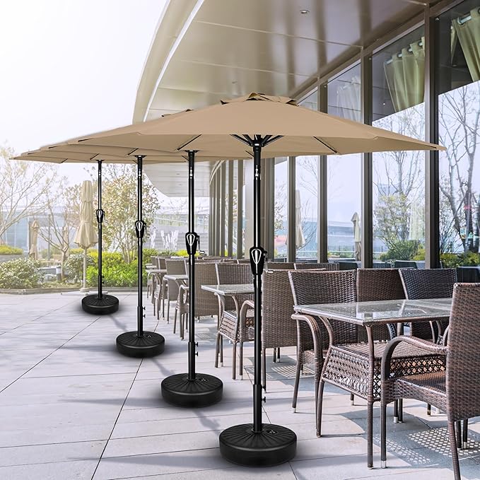 Simple Deluxe 9' Patio Umbrella Outdoor Table Market Yard Umbrella - Image 6