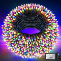Christmas String Lights Outdoor Green Wire 470FT 1500 LED Multicolor | Dimmable, 12 Light Styles, Memory Timer, Waterproof, 29V Safe Low Voltage, Diamond-Faceted LED, Energy Efficiency
