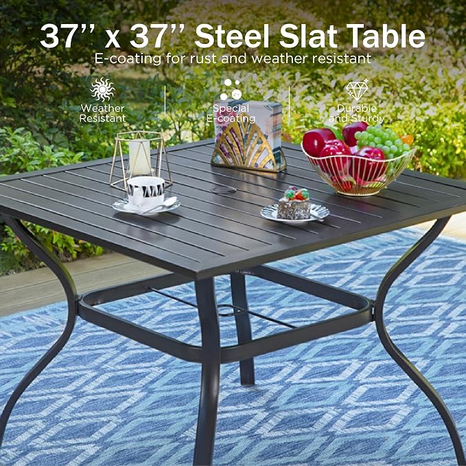 PHI VILLA 5 Pieces Outdoor Dining Set - Image 6