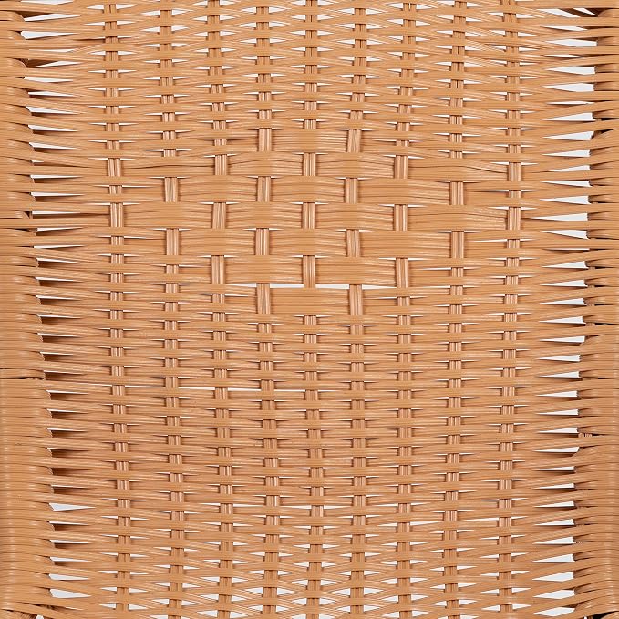 Flash Furniture Lila 4 Pack Beige Rattan Indoor-Outdoor Restaurant Stack Chair - Image 17