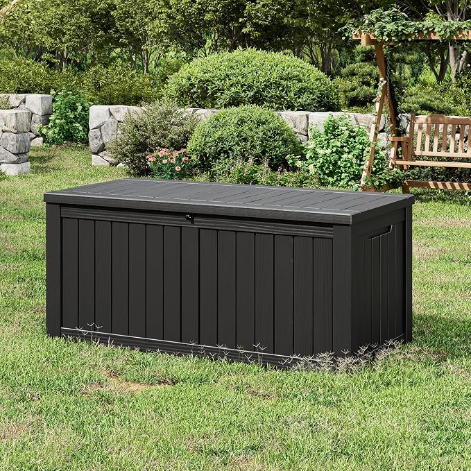 Outdoor Storage Box, Resin Deck Boxes Indoor and outdoor, Waterproof Storage - Image 7